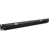 InLine 19-tolline kaablisisestusplaat harjaga, 1U, RAL 9005 must