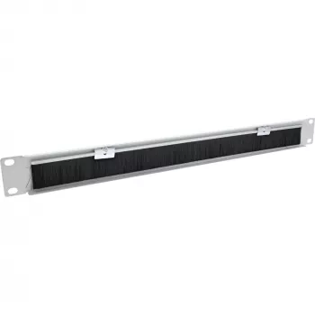 Harjapaneel InLine 19111E 19-tolline kaablisisestusplaat harjaga RAL 7035 hall