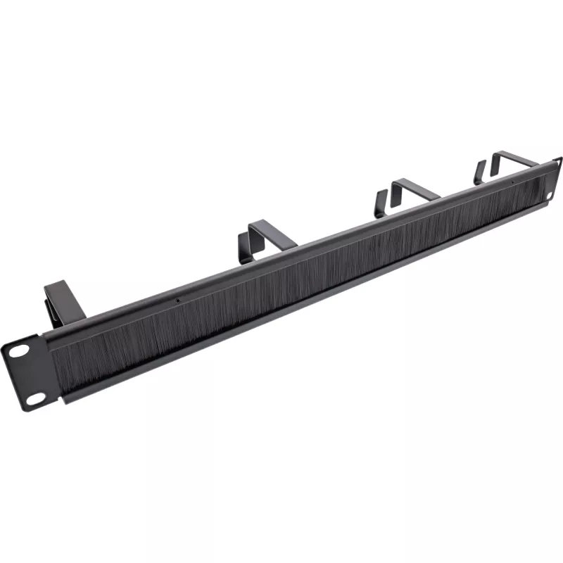 Kaablihalduspaneel InLine 19111L 1U must 19 tolli harjasisendiga