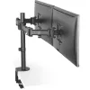 InLine lauahoidik, 2x TFT/LCD/LED kuni 68cm (27 tolli) max 2x8 kg