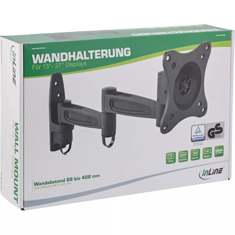 InLine seinakinnitus 23105D kuni 69 cm (27-tollistele) monitoridele