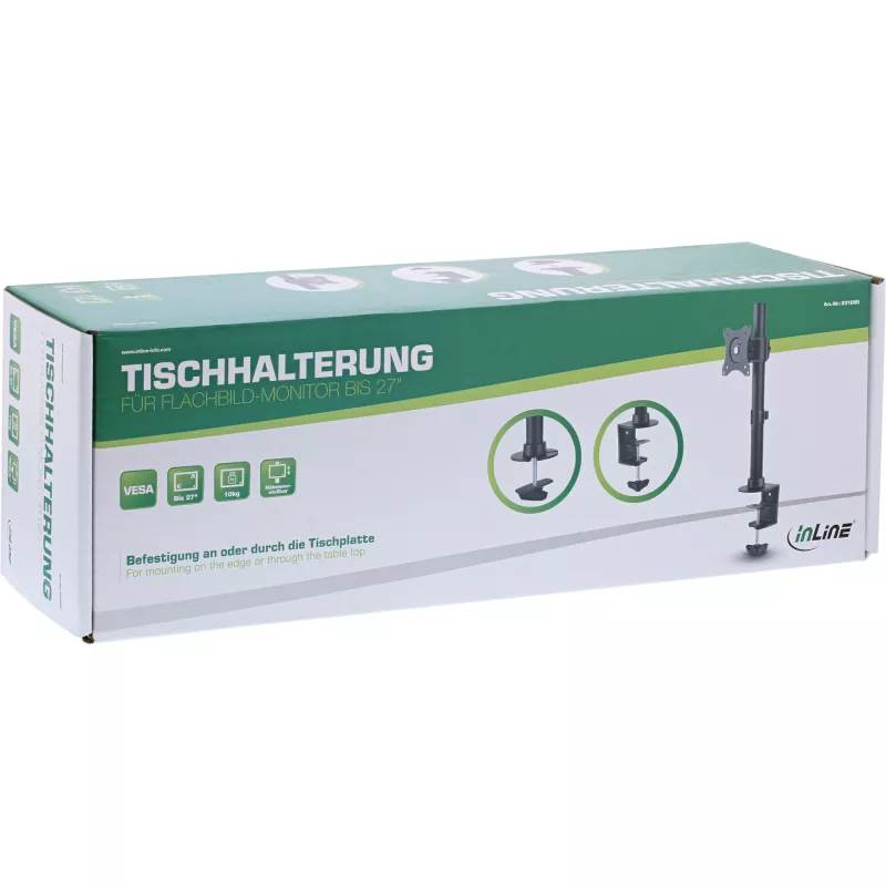 InLine lauahoidik telerile / LED- / TFT-ekraanile kuni 69 cm 27 tolli, max 10 kg