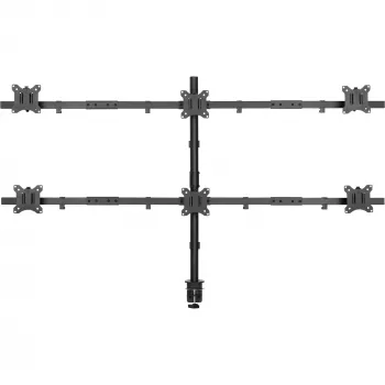 InLine lauaklamber kuni 6x TV / LED / TFT ekraanile kuni 81 cm 32 tolli max 7 kg must