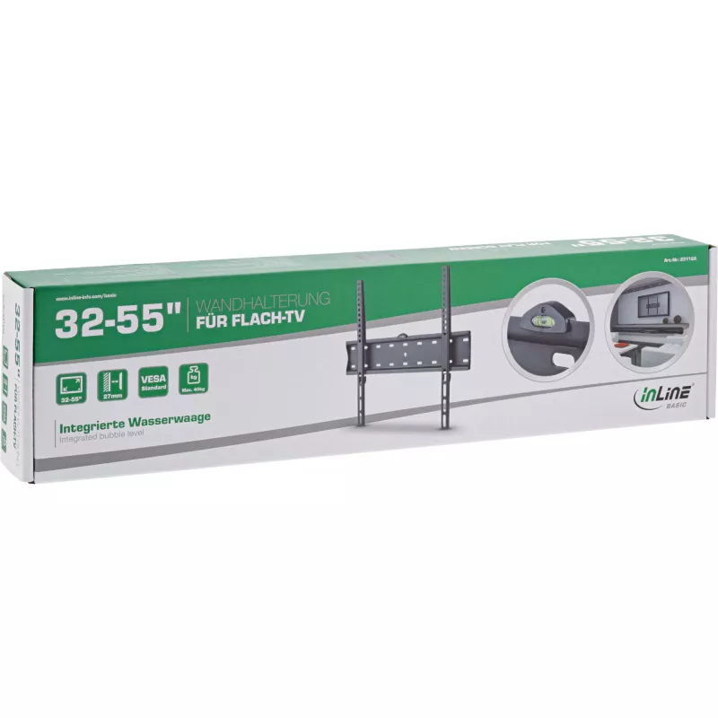 Seinakinnitus InLine Basic 23112A lameekraaniga telerile 32-55 tolli