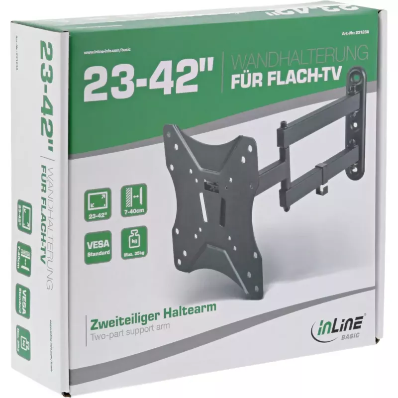 InLine Basic seinakinnitus lameekraantelerile 58-107 cm (23-42 tolli)