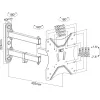 InLine Basic seinakinnitus lameekraantelerile 58-107 cm (23-42 tolli)