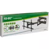 InLine XL-Arm Full-Motion TV seinakinnitus, 43–80-tollistele lameekraan-teleritele, max 50 kg