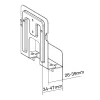 Passiivne hoidik InLine 23152B meedia striimimiskastile 26-39mm