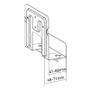 Passiivne hoidik InLine 23152C meedia striimimiskastile 41-69mm