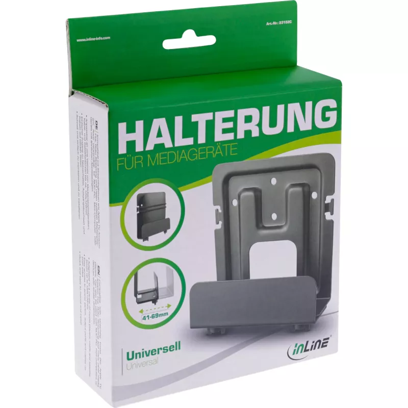 Passiivne hoidik InLine 23152C meedia striimimiskastile 41-69mm