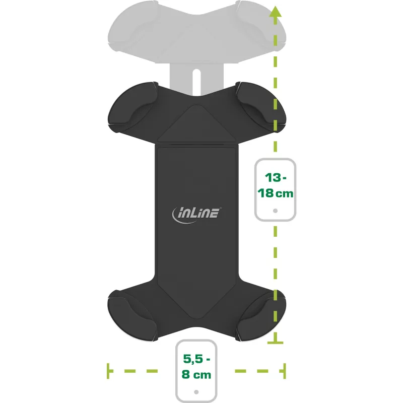 Passiivne hoidik InLine One Click Easy 3 Drive & Ride Set