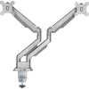InLine lauakinnitus koos tõstuki ja USB/Audio-ga, 2 monitorile kuni 81cm (32 tolli) 9kg, hõbedane