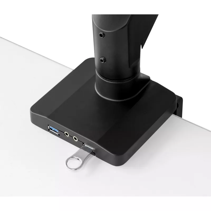 InLine lauamonitorikinnitus tõstuki ja USB3.0-ga, liigutatav, kuni 3 kuvarile suurusega kuni 27 tolli