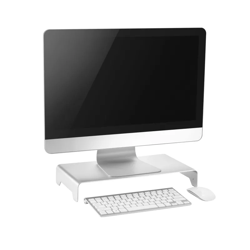 InLine monitoriplatvorm, alumiinium, 63 mm, max 10 kg, vabaltseisev, hõbedane 23175A
