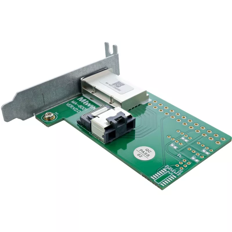 InLine SAS madalprofiili adapterklamber, väline SFF-8088 / sisemine SFF-8087