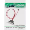 InLine 27902 eSATA pesa kinnitusklamber, eSATA emane → sisemine SATA, 0,5 m