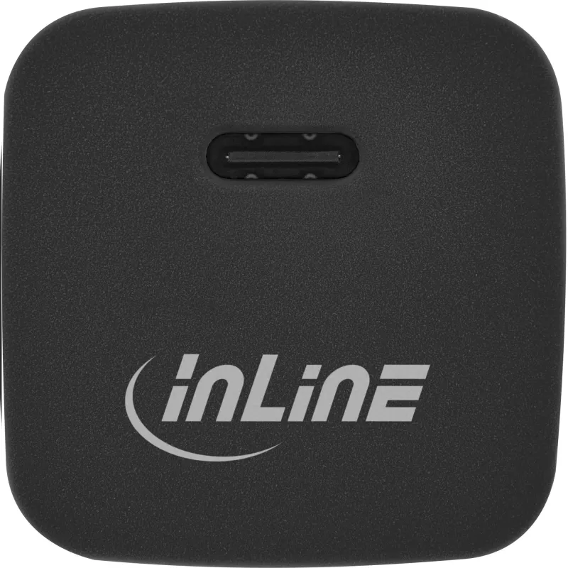 InLine USB-laadija, üks USB-C, Power Delivery, PPS, 33W, must