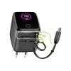 InLine USB toiteplokk, 70 W, GaN, USB-C PD + USB-A QC, kaabel 60 cm, must