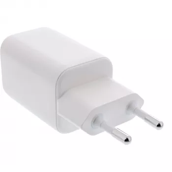 InLine USB toiteplokk, laadija USB-A + USB-C, 33W, PD + QC, valge
