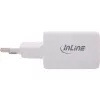 InLine USB toiteplokk, laadija USB-A + USB-C, 33W, PD + QC, valge