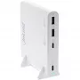 InLine USB toiteplokk, GaN laadija, 4-pordiline, 2x USB-C + 2x USB-A, 120W, valge