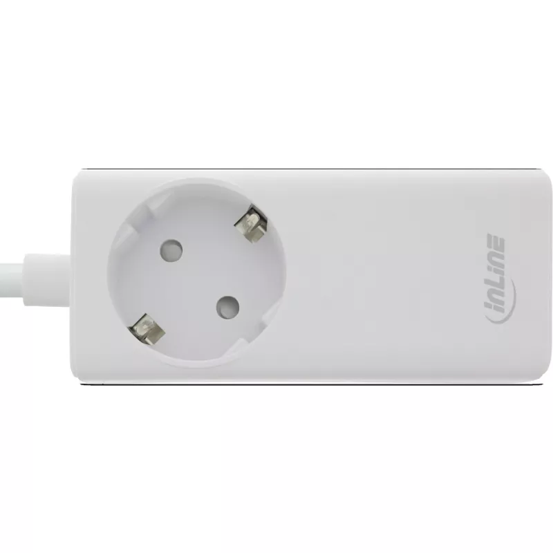 InLine USB toiteplokk, GaN laadija, 2x USB-C, 1x USB-A, PD 3.0, turvapistik