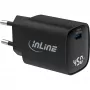 InLine USB PD toiteplokk, GaN laadija, 1 pordiga, USB-C, 45 W, ekraaniga