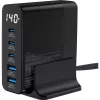 InLine USB PD toiteplokk, GaN laadija, 5 pordiga, USB-C + USB-A, 140 W, ekraaniga