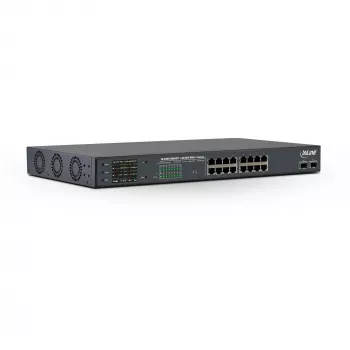 InLine PoE+ Gigabit võrgulüliti 24 porti, 1 Gb/s, 2xSFP, 19 inch 1U (sh kronsteinid)