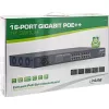 InLine PoE+ Gigabit võrgulüliti 24 porti, 1 Gb/s, 2xSFP, 19 inch 1U (sh kronsteinid)