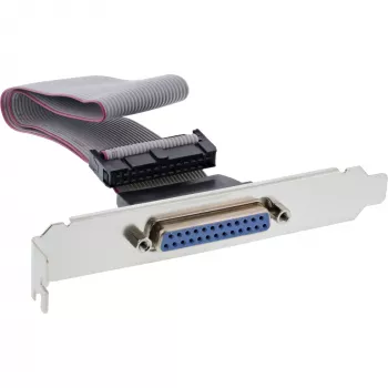 InLine Slot Bracket DB25 emane / 26-kontaktiline pesa, 0,34 m, hulgipakendis
