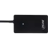 InLine USB 2.0 4-pordiline jaotur, A-tüüpi isane pistik 4x A-tüüpi emasesse pistikusse, must, 30 cm