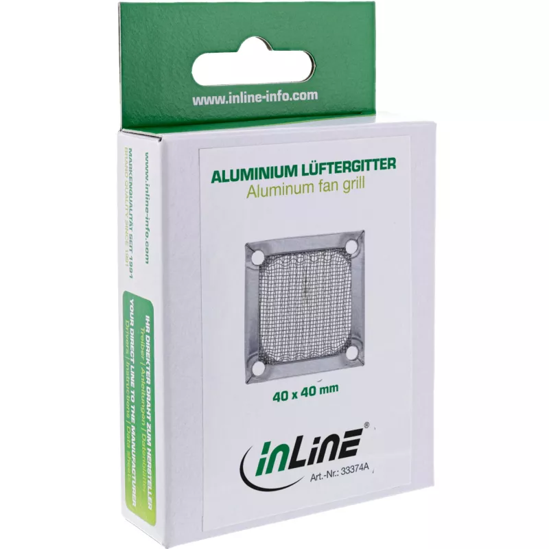 InLine Fan grid aluminium filter InLine 33374A