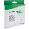 InLine Fan Grill Metal, must, 60x60mm