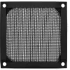 InLine ventilaatorivõre alumiiniumfilter, must, 80x80 mm