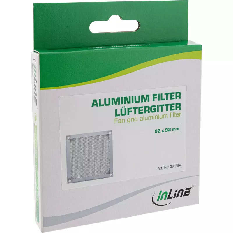 InLine ventilaatorivõre alumiiniumfilter InLine 33379A