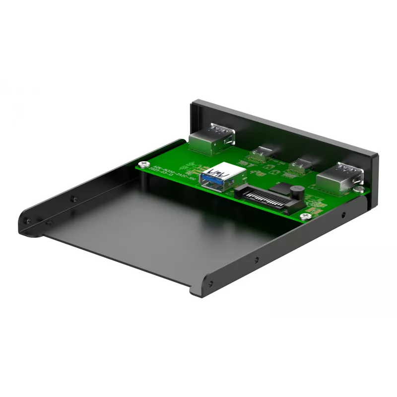 InLine 33456C draivisahtli paneel 8.89 cm (3.5 tolli) I/O pordipaneel Must