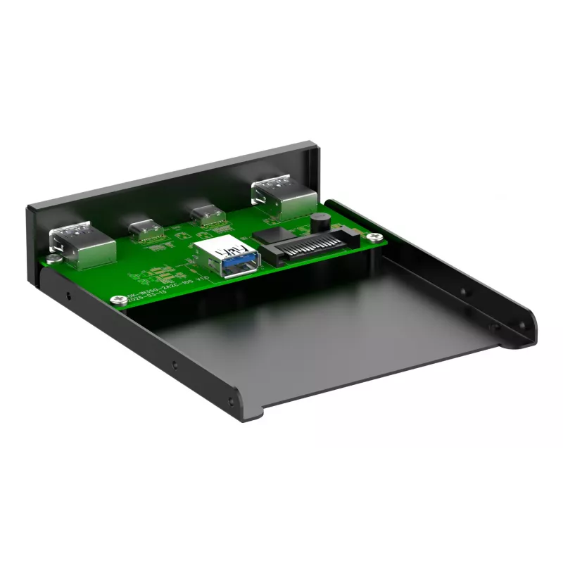 InLine 33456C draivisahtli paneel 8.89 cm (3.5 tolli) I/O pordipaneel Must
