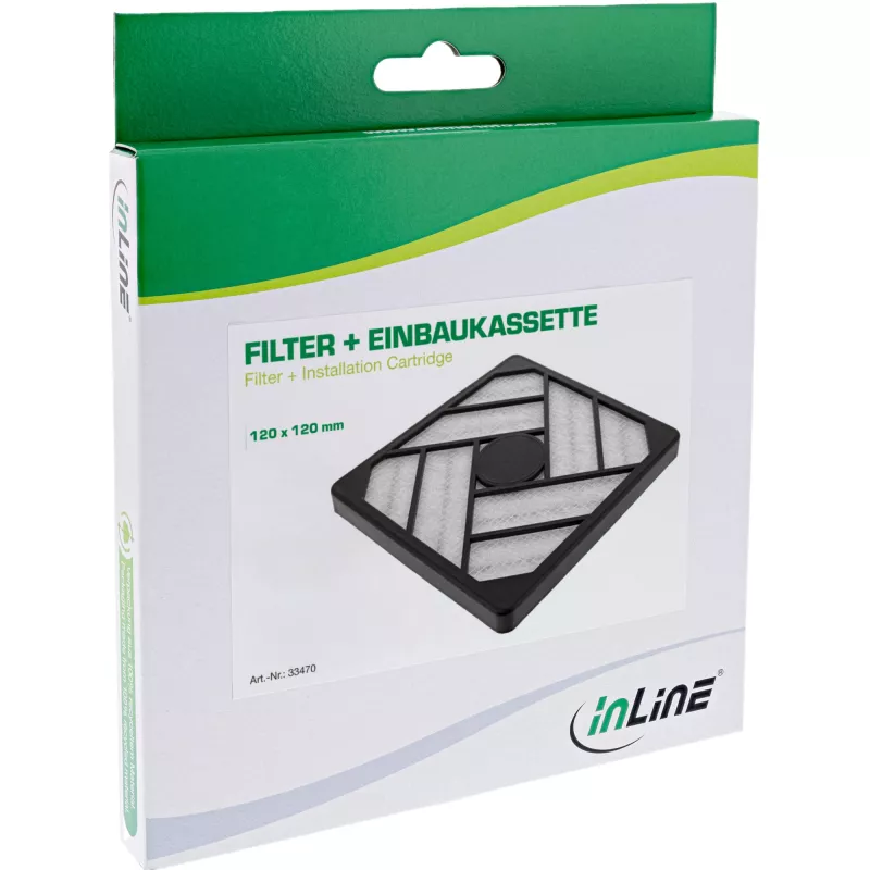 InLine Filter + paigalduskassett, 120 x 120mm