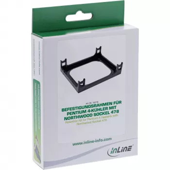 InLine kinnituskomplekt Pentium 4 jahutusradiaatorile Northwood Socket 478