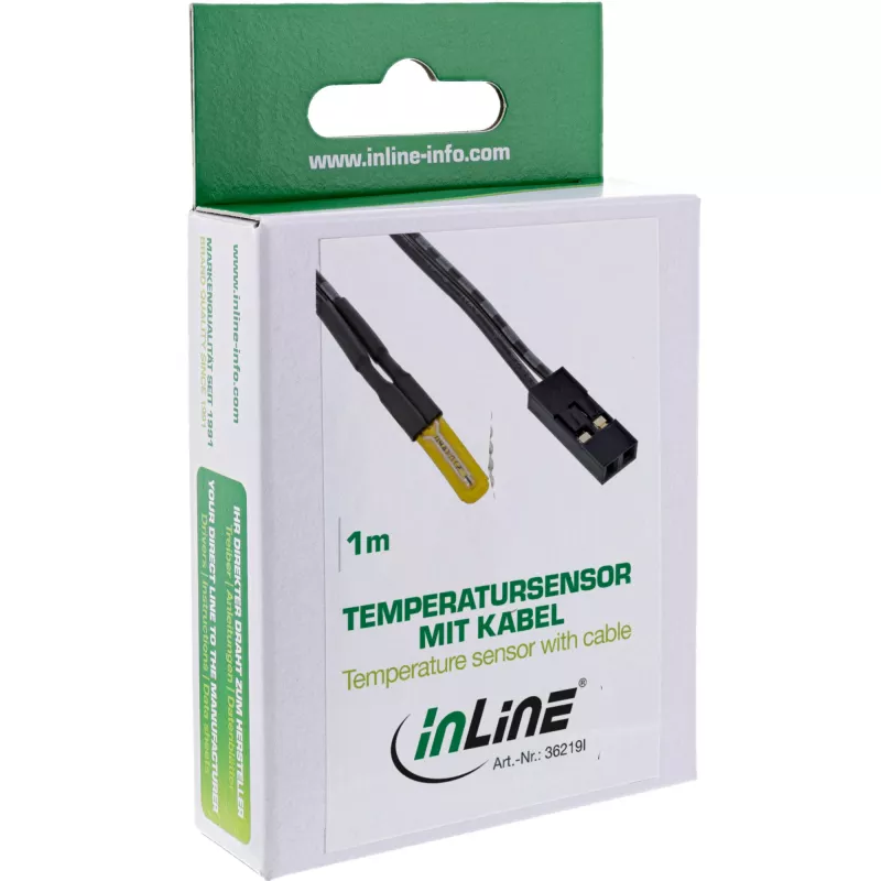 InLine temperatuuriandur / sond universaalne 2 kontaktiga kaabliga 1 m