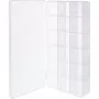 Väikeste osade kast InLine 43009E 18 lahtriga 213x114x35mm