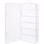 InLine väikeste komponentide karp, 6 vaheseina, 206x107x33mm, läbipaistev