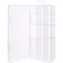 InLine Väikeste osade karp 10 sahtlit 206x107x33mm, läbipaistev