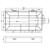InLine Väikeste osade karp 10 sahtlit 206x107x33mm, läbipaistev