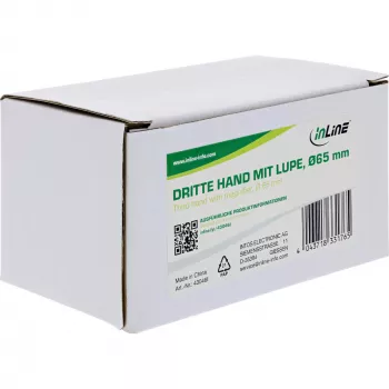 Suurendusklaasiga hoidik InLine 43046I Universal Must Kroom