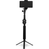 InLine Selfie Stick 4 jalaga minialusega alumiiniumist must max 0,75 m