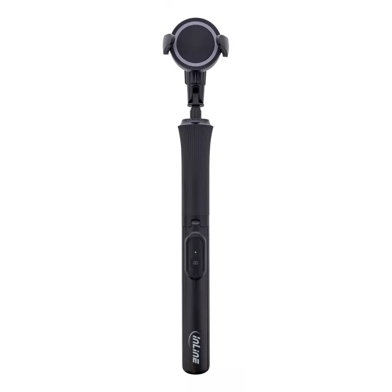 Selfie stick tripod InLine 48091 Bluetooth-kaugjuhtimispuldiga — pikendatav nutitelefoni hoidik