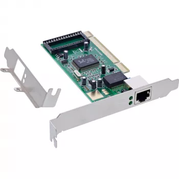 InLine Gigabit Ethernet PCI adapter 1x RJ45, hostiliides PCI