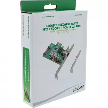 Võrgukaart InLine 51124I sisemine 2500 Mbit/s PCI Express juhtmega